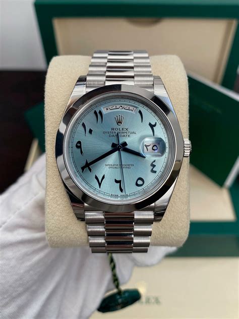 rolex platin arabic|rolex arabic face.